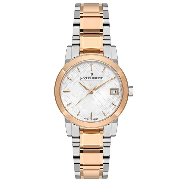 Jacques Philippe Rose Gold Gri Kadın Kol Saati JPQLS317328RG - 1