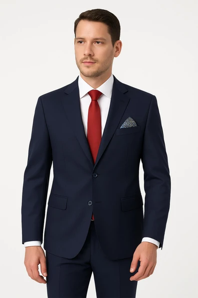 Erkek Takım Elbise Slim Fit - 1