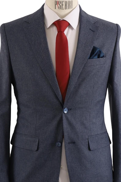 Erkek Tek Ceket Slim Fit - 4