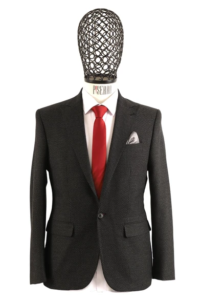 Erkek Tek Ceket Slim Fit - 3