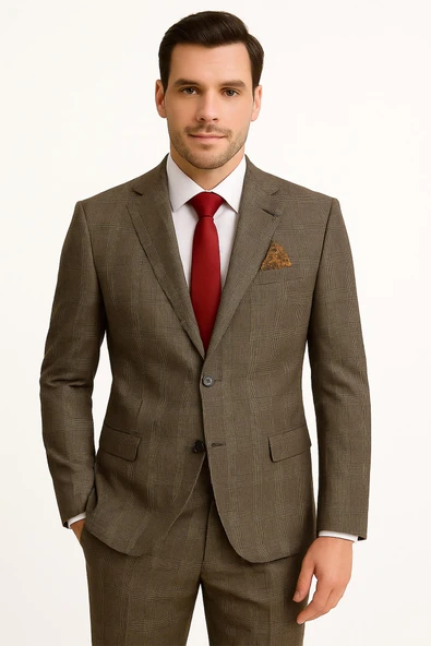 Erkek Takım Elbise Slim Fit ürün görseli