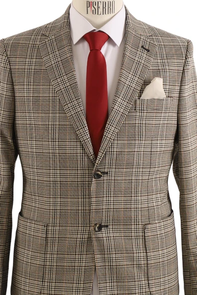 Erkek Tek Ceket Slim Fit - Resim 4