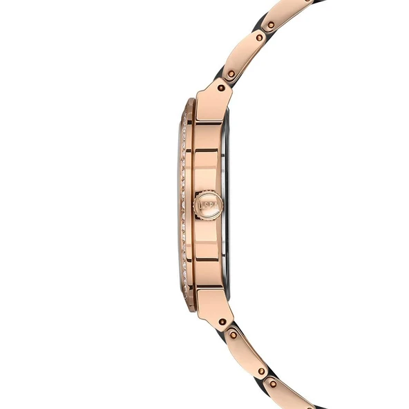 U.S. Polo Assn. Siyah Rose Gold Kadın Kol Saati USPA2058-04 - 2