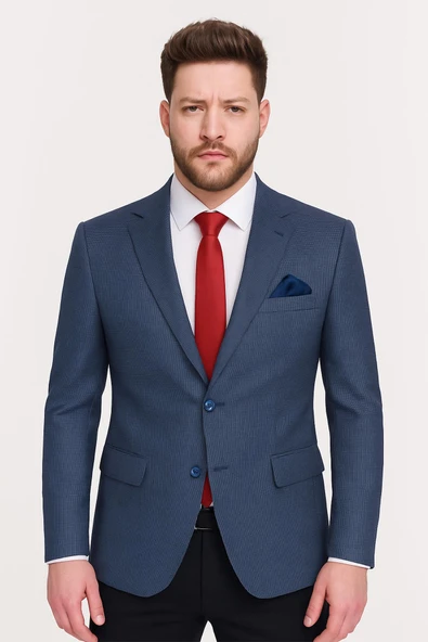 Erkek Tek Ceket Slim Fit