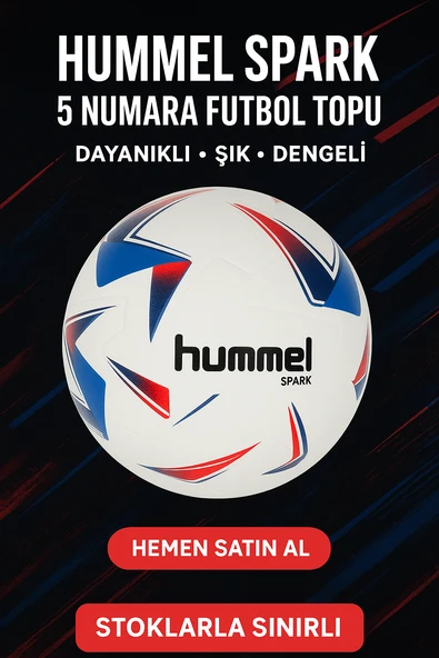 Hummel 970380 Spark Futbol Topu Beyaz 8684571220788 - Resim 4