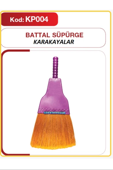LitaeTrend Karakayalar Plastik Süpürge (Battal) Royaleks-KP-004 - 1