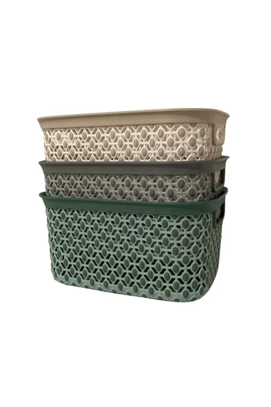 LitaeTrend Renkli Düzenleyici Sepet 3 Litre 1 Adet Royaleks-G471 ürün görseli