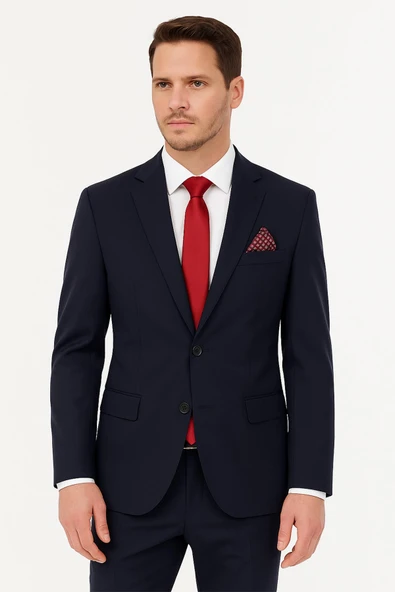 Erkek Takım Elbise Slim Fit ürün görseli