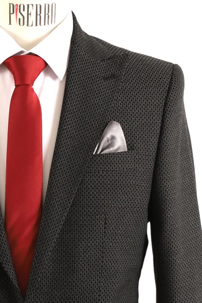 Erkek Tek Ceket Slim Fit - 5