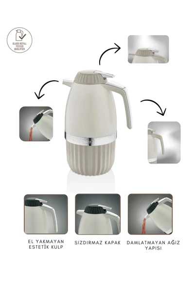 LitaeTrend Elegant T Serisi 2 Lt. Termos Royaleks-PW-003 - 5