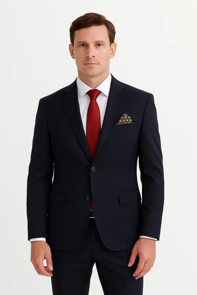 Erkek Takım Elbise Slim Fit - 1
