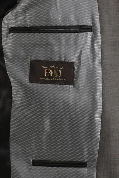 Yelekli Takım Elbise Slim Fit - 9