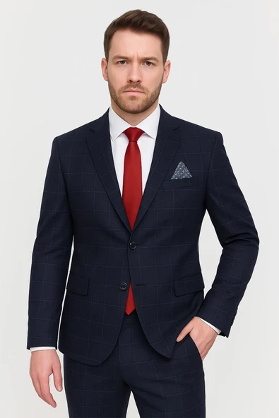 Erkek Takım Elbise Slim Fit - 1