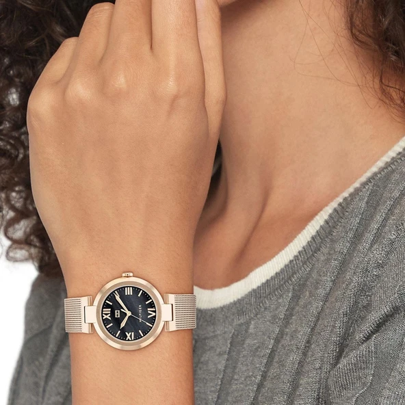 Tommy Hilfiger Rose Gold Siyah Kadın Kol Saati TH1782633 - 4