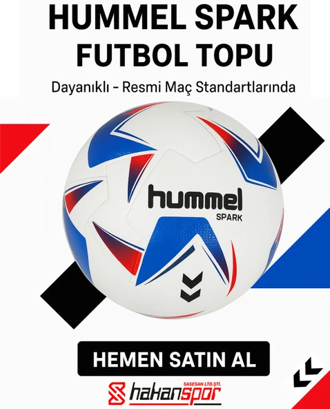 Hummel 970380 Spark Futbol Topu Beyaz 8684571220788 - Resim 5