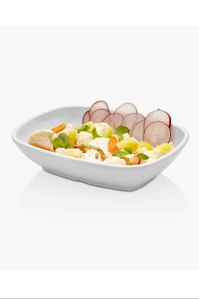 LitaeTrend Melamin Kayık Tabak Royaleks-136 - Resim 2