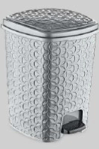LitaeTrend Rattan Star Pedallı Çöp Kovası 12 Lt. Royaleks-E248 - 1