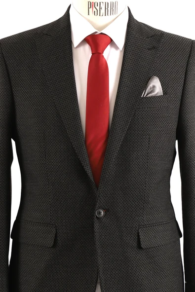 Erkek Tek Ceket Slim Fit - 4
