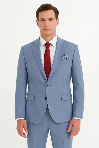 Erkek Takım Elbise Slim Fit - 1