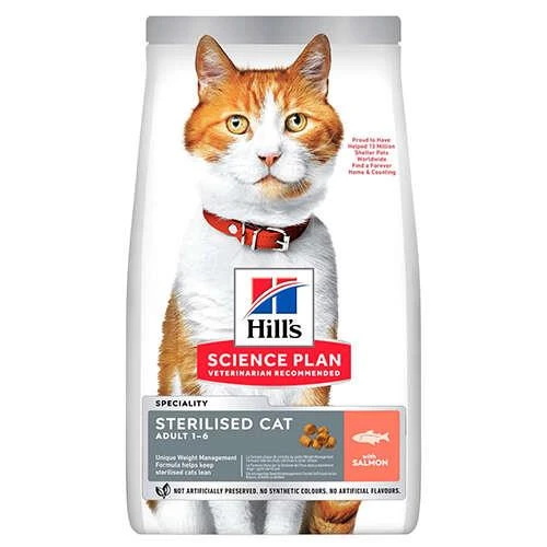Hill's Somonlu Kisirlastirilmis Kedi Mamasi 1,5 kg ürün görseli 1