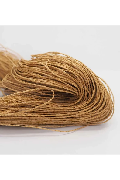 LitaeTrend Hasır Renk Çile Kağıt İp Çanta Ipi Supla Ipi  No:70 - (550-600 gr) ürün görseli 1