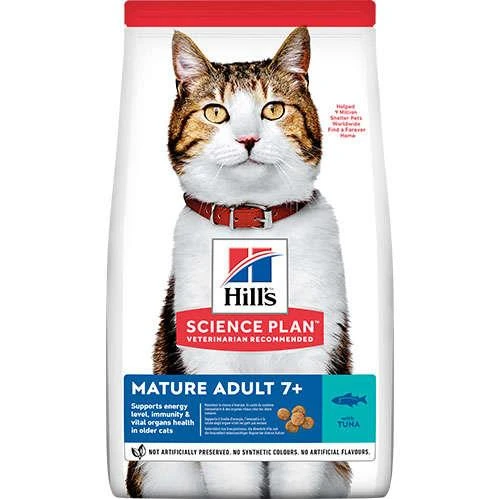 Hill's 7+ Ton Balıklı Yaşlı Kedi Maması 1,5kg ürün görseli 1