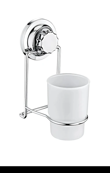 LitaeTrend Vakumlu Diş Fırçalık Krom Royaleks-VK-711 - 1