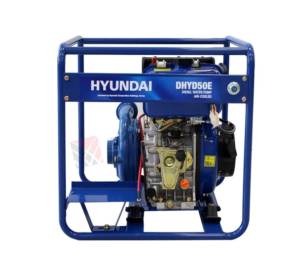 Hyundai DHYD50E Dizel Marşlı Yüksek Basınçlı Su Motoru 2'' ürün görseli