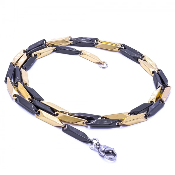 Paslanmaz Erkek Çelik Kolye 318311P2D5 - Resim 2