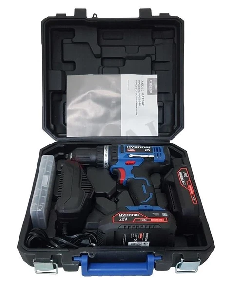 Hyundai HPA202 Akülü Matkap Vidalama 20V (2X2.0Ah Akülü) - 2