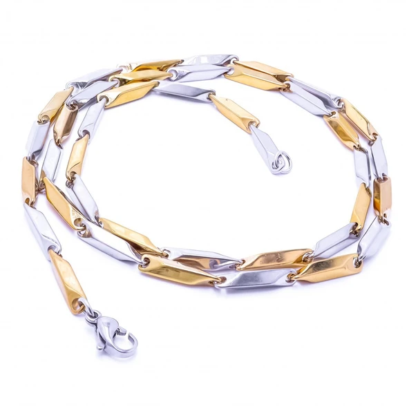 Paslanmaz Erkek Çelik Kolye 318311P2D5 - Resim 3