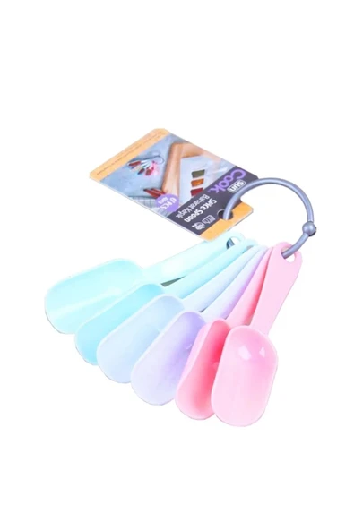 LitaeTrend 6'lı Plastik Baharat Kaşığı Royaleks-68365