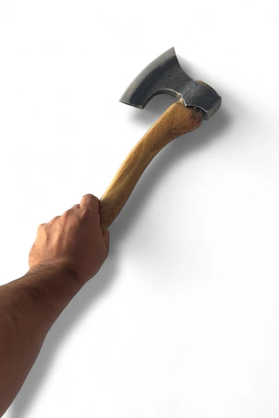 4140 Yüksek Karbonlu Çelikten Profesyonel Kamp & Outdoor Baltası - Resim 3