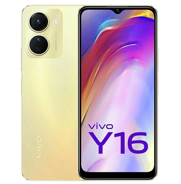 Vivo Y16 Sarı 64 GB/4 GB RAM YENİLENMİŞ ÜRÜN (SIFIR GİBİ) - 1