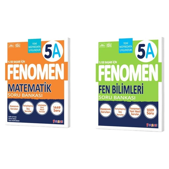Fenomen 5. Sınıf Matematik (A) ve Fen Bilimleri (A) Soru Bankası