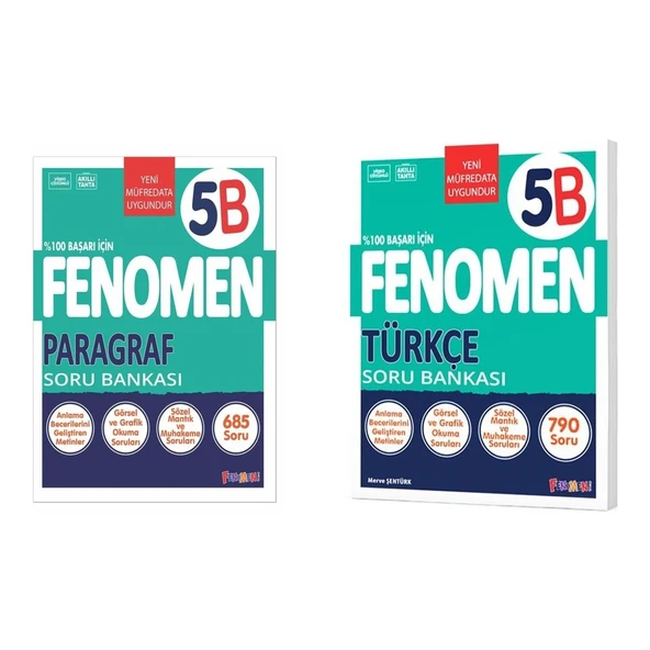 Fenomen 5. Sınıf Paragraf (B) - Türkçe (B) Soru Bankası ürün görseli 1