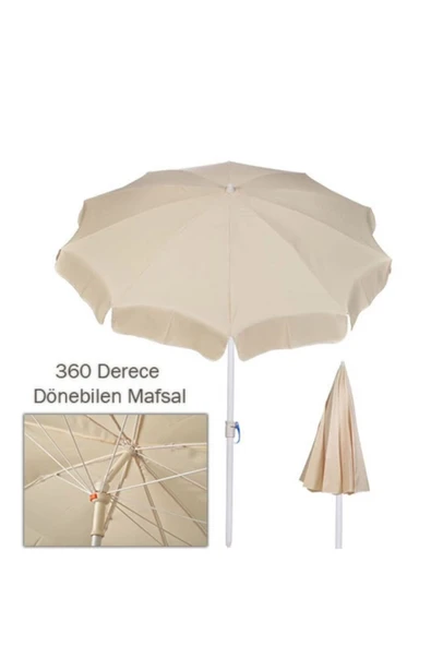 Plaj, Bahçe ve Balkon Şemsiyesi Bidon Hariç taşıma çantası hediyeli - Resim 2