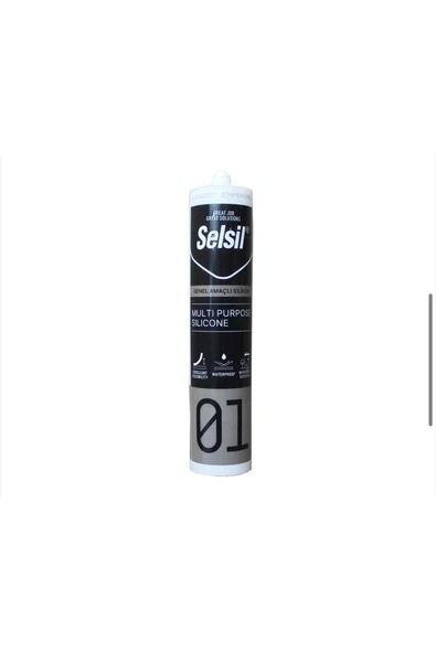 Selsil GENEL AMAÇLI SİLİKON ŞEFFAF 280gr (1 ADET) - Resim 3