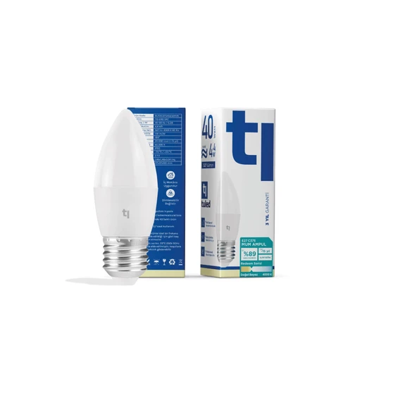 Tuled Redeem C37S E27 Mum Ampul, Titreşimsiz, Göz Konforu - 5