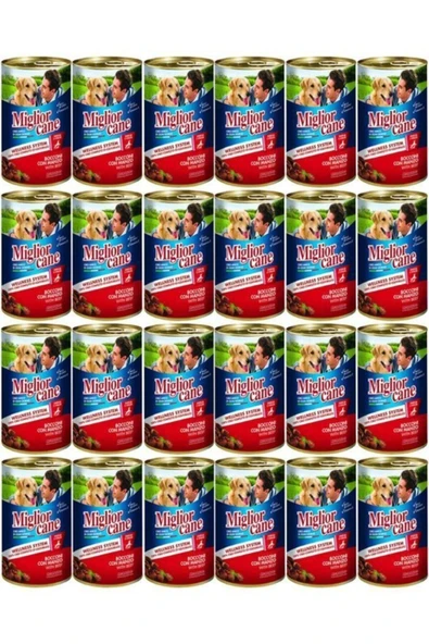 Biftekli Köpek Konservesi 405 gr x 24 Adet - 1