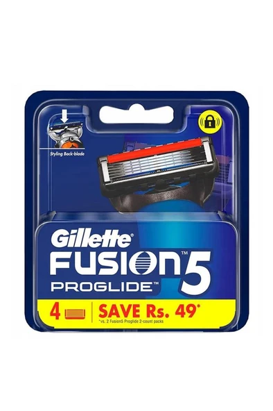 Gillette Fusion5 Proglide Yedek Tıraş Bıçağı 4'lü