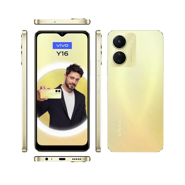 Vivo Y16 Sarı 64 GB/4 GB RAM YENİLENMİŞ ÜRÜN (SIFIR GİBİ) - 2