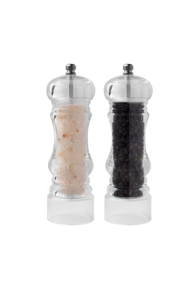 Mithra Life 2’li Küçük Boy 14 cm Akrilik Şeffaf Tuz Karabiber Öğütücü MIT1256 ürün görseli