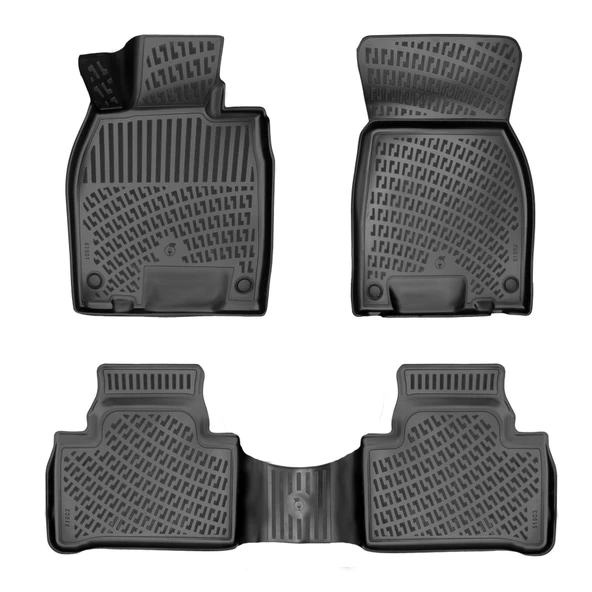 Rizline Mercedes EQE 2022 Ve Sonrası 3D Havuzlu Paspas Siyah ürün görseli