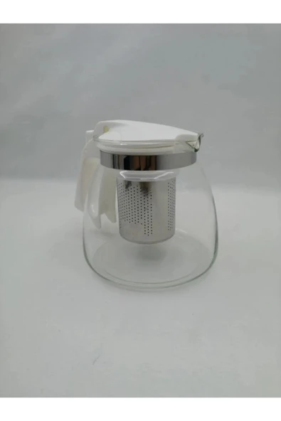 LitaeTrend Çelik Süzgeçli Cam Demlik 900 Ml. Royaleks-8882 - 1
