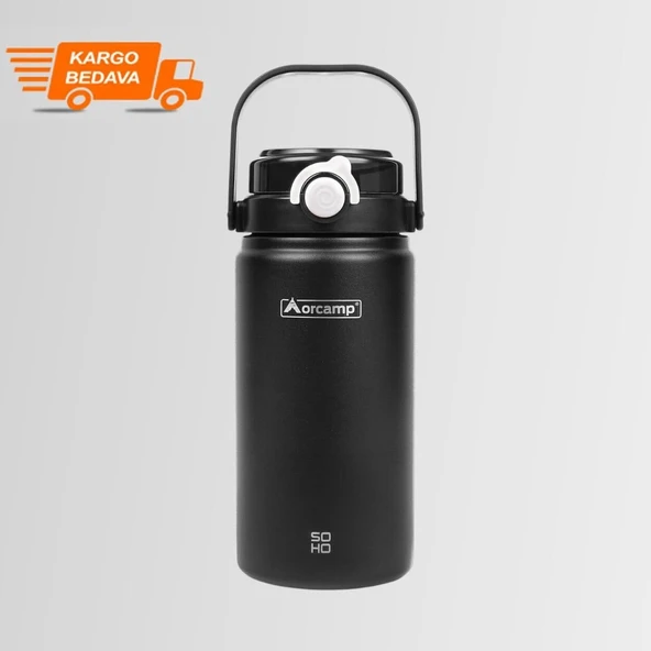Orcamp OUT-5002 Soho Tumbler 1000 ml Termos Siyah ürün görseli 1