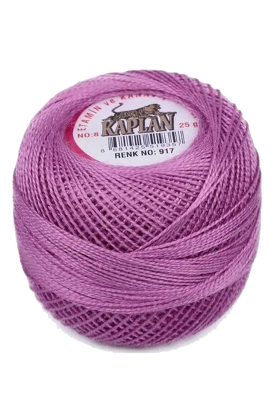 LitaeTrend 3 Adet Kaplan Etamin Ve Kanaviçe İpi 8 No Kod/Renk: 917 - 741 - 818 - Ryl - Resim 4