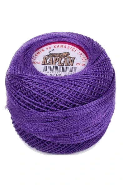 LitaeTrend Kaplan Etamin Ve Kanaviçe İpi 8 No Kod/Renk: 495 - Royaleks ürün görseli 1