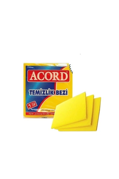 LitaeTrend Temizlik Bezi 35x40 cm 3'lü Sarı Royaleks-NRX-F547 - 1