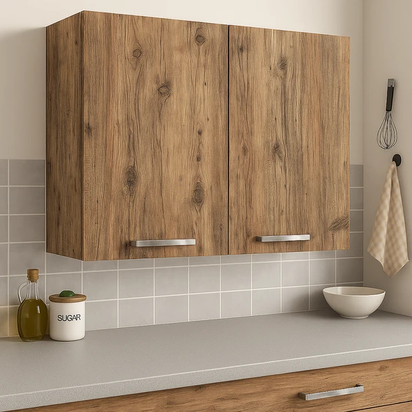 70LİK ATLAS ÇAM ÜST MODÜL, MUTFAK DOLABI, ÇOK AMAÇLI DOLAP, KİLER DOLABI